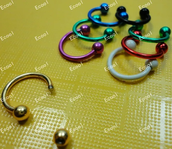 

300pcs Jewelry lots Labret Lip Body Pierce Nipple Navel Belly Eyebrow Bar Rings free shipping RL337