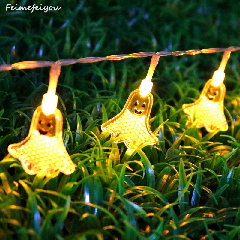 

LYFS Little Ghost 2 AA Battery Powered 1.5M 10 LEDs Led Fairy String Light For Christmas Party Easter garden garland Decorations