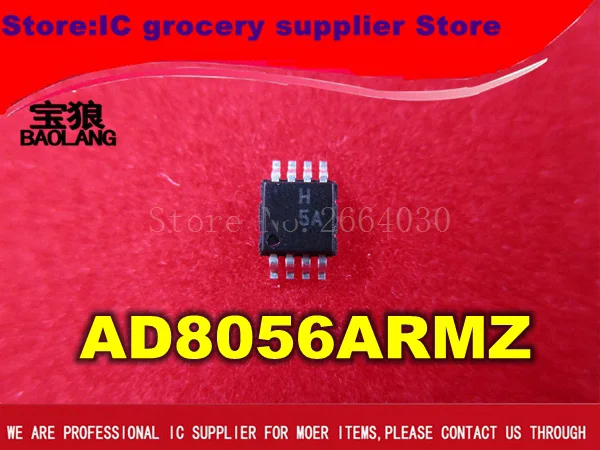 

Free shipping 5PCS new Original AD8056ARMZ AD8056ARM AD8056 H5A MSOP 8