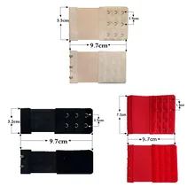 5 шт./компл. Для женщин эластичный бюстгальтер расширители ремешок удлинитель 2/3/4 крючков 3 Размеры нейлоновый бюстгальтер регулировщик ремня Аксессуары для нижнего белья 5 цветов