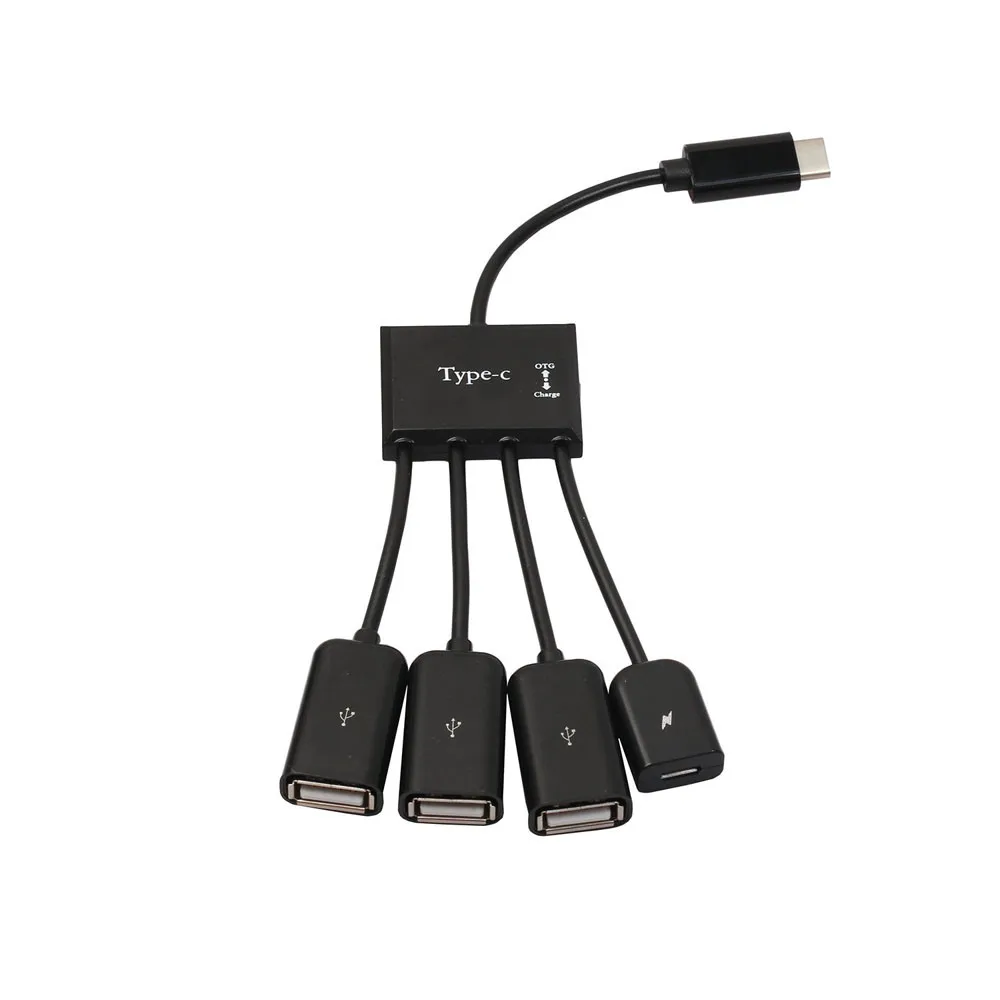 Тип C OTG концентратор Кабельный разъем 4 порта USB для смартфона планшета ПК 3 1 в