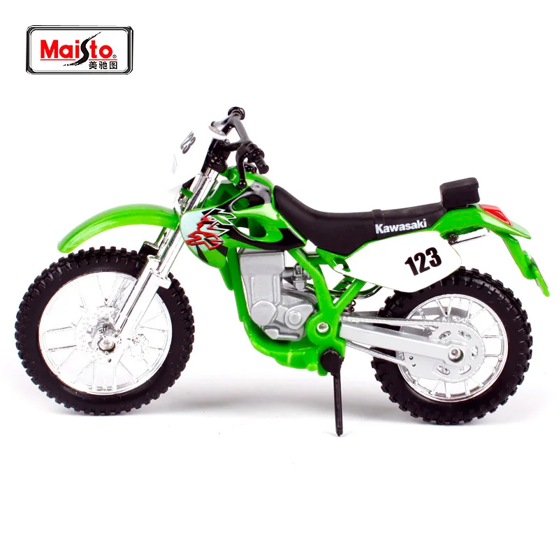 MAISTO 1:18 Kawasaki KLX 250SR MOTORCYCLE BIKE DIECAST MODEL TOY NEW IN BOX 