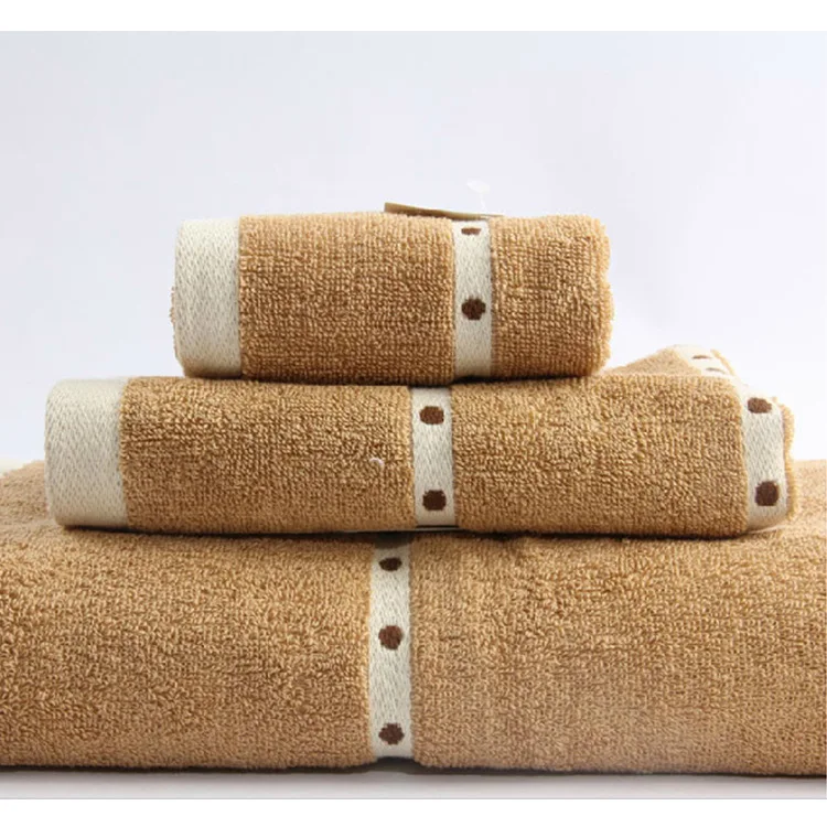 High Quality Towel Set 100 Cotton 3PCS Set Bath + Face + Hand Towels