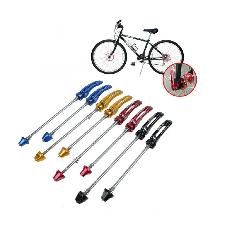 1 Paire MTB Libération Rapide Vélo Moyeu route Mountain Bike Front /& Essieu Arrière Set