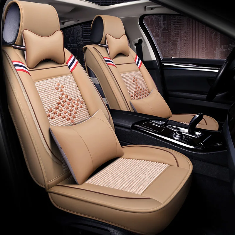 Чехлы для сидений автомобиля LCRTDS Ice Silk Ford c max courier ecosport 2018 endeavor|Чехлы на