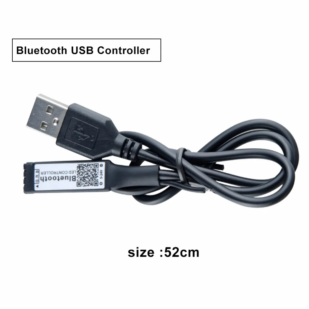 5V USB RGB RGBW Bluetooth диммер смартфон Android iOS 24V 5050 2835 Светодиодная лента