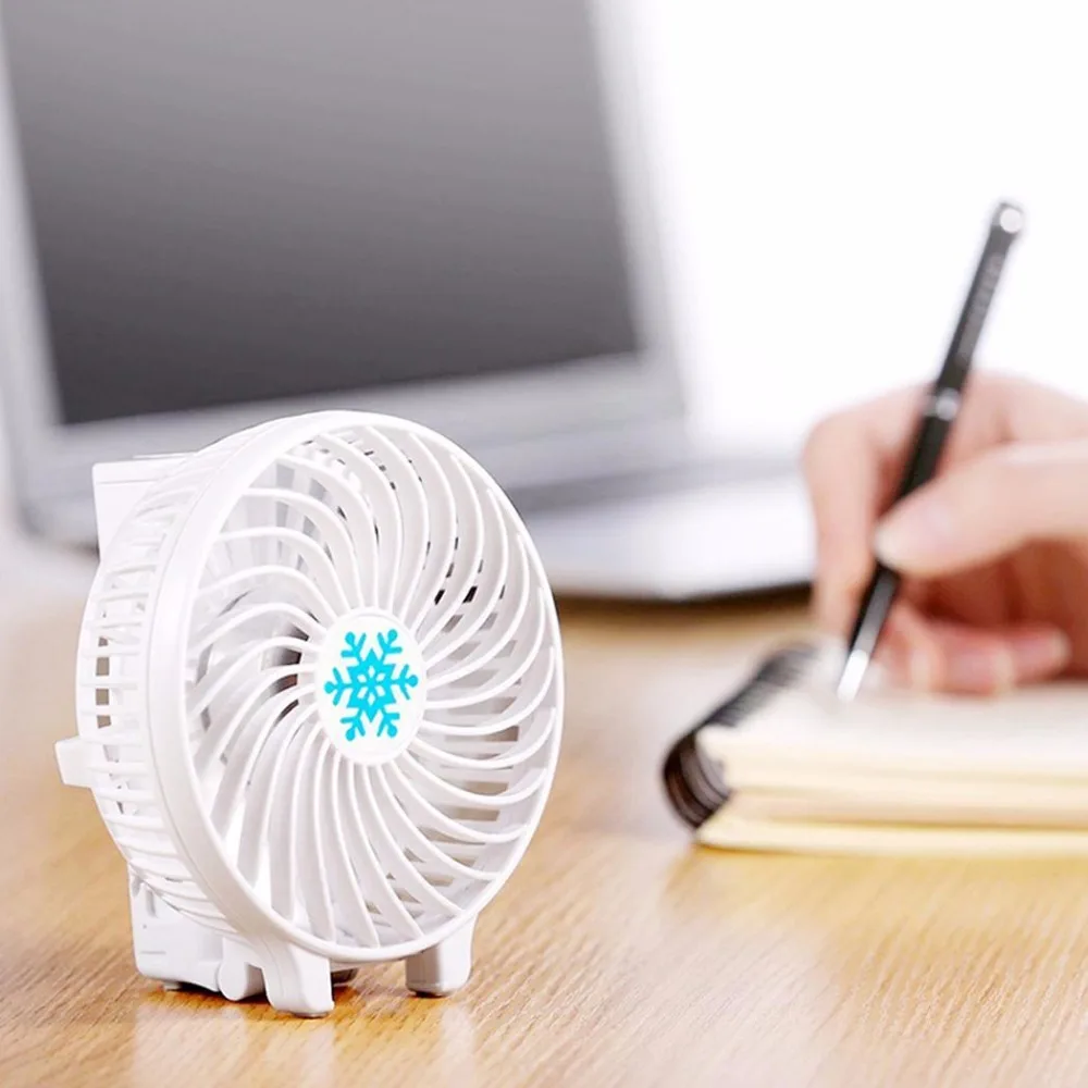 

AIFFECT USB Power Supply Cooling Fan Ventilation Foldable Air Conditioning Fan Cooler without 18650 Battery Rechargeable