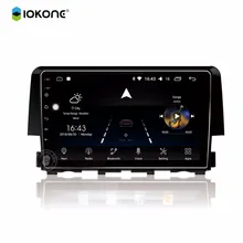 IOKONE Car android 8.0 multimedia player 8 core DVD radio stereo 2 din GPS radio IPS 2.5D screen 9 inch autonavi for Honda Civic