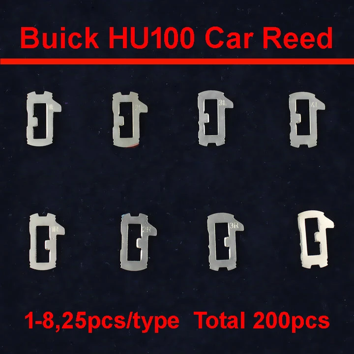 200 шт. buickcar замок Рид, HU100 автомобиля блокировочная, ремонтные работы пластина для авто замок двери автомобиля Reed запчасти