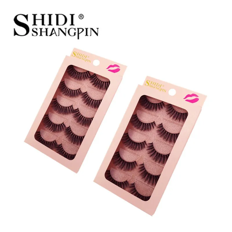 False Eyelashes Natural Makeups 3D Mink Thick Mink Lashes 3 D Volume Mink Long Lashes Eyelash Extensions Hand made False Eyelash
