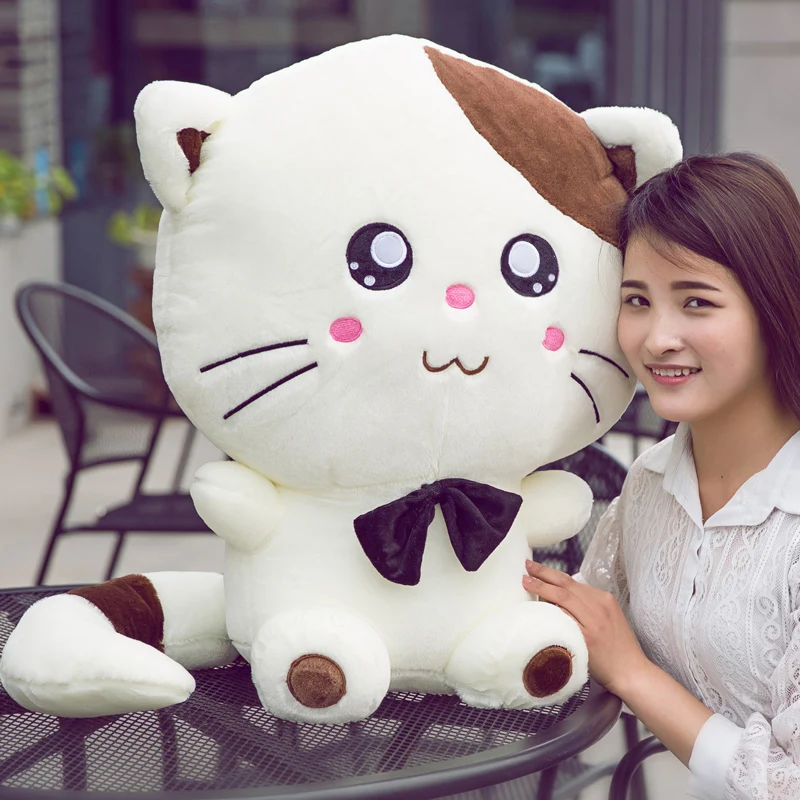 Dorimytrader Kawaii Мультфильм толстый кот плюшевая кукла большая набивная аниме котенок