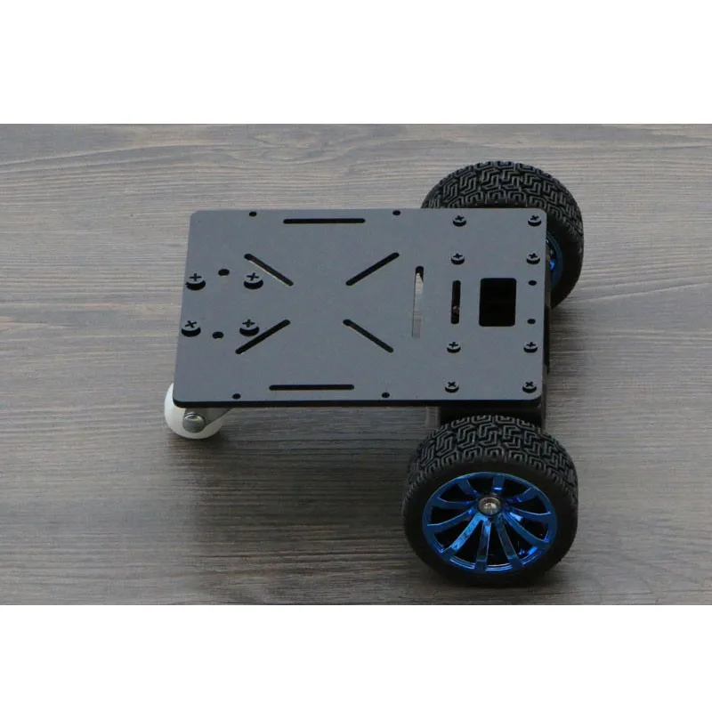 

Smart RC Car Chassis Kit 42 Step Motor 3 Wheel For Arduino