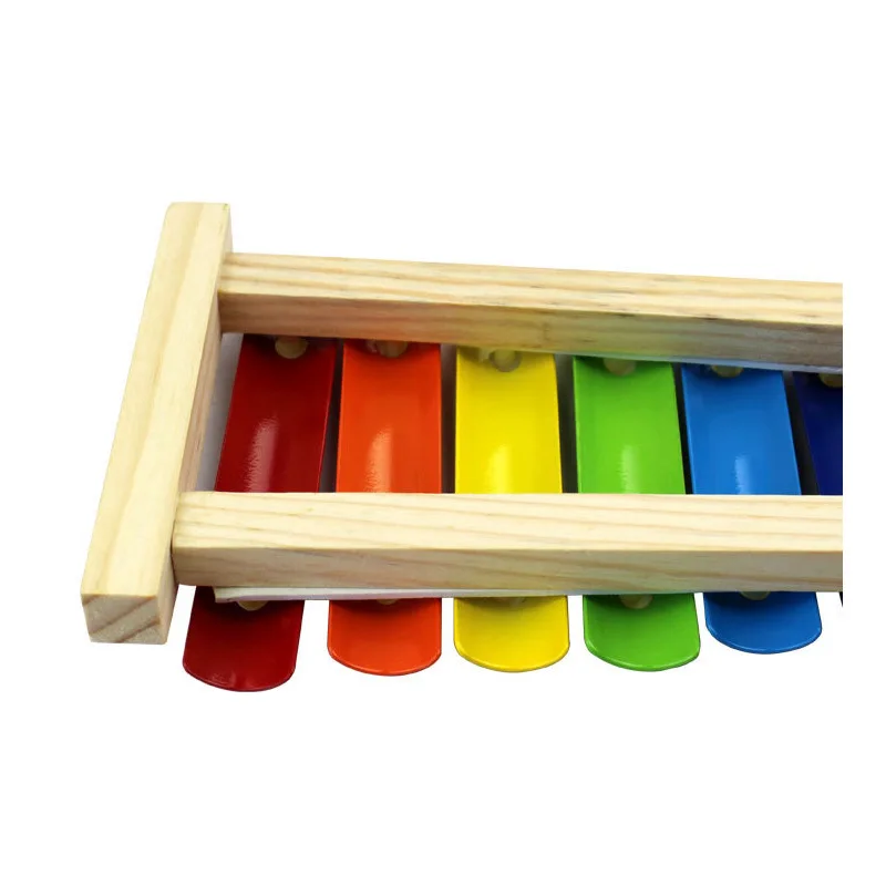 Children Creative Serinette kids Hand Knock Percussion Kids Early Education Wooden Musical Instrument Toys Gifts