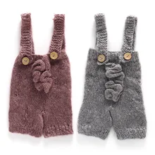 Трикотажный комбинезон для новорожденных; костюм ручной работы из мягкой кожи для фотосъемки детей; 998