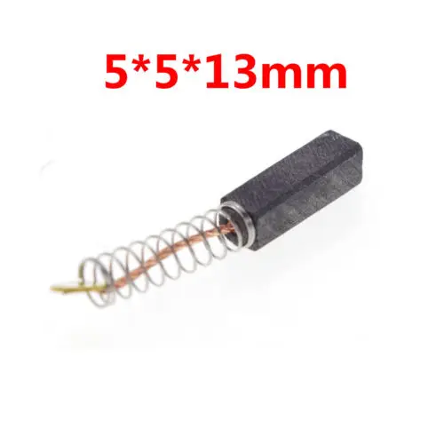 Carbon Brushes 5mm x 5mm x 13mm for Generic Electric Motor x2brush