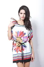 Brand Casual Fashion Print Summer Dress Tropical Quality Summer Style Vestidos De Festa Chiffon Women Dress Femininas