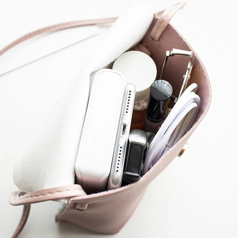 

Simple Women Shoulder Bag PU Leather Star Decoration Handbag Casual Messenger Bags New