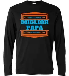 Футболка MAGLIA MAGLIETTA MANICHE LUNGHE UOMO IDEA REGALO FESTA DEL PAPa lm193