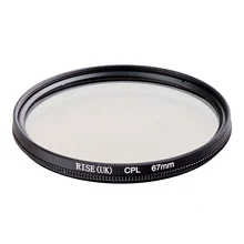 Elevação 67mm circular polarizando cpl C-PL filtro lente 67mm para canon nikon sony olympus câmera