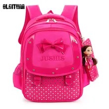 OLGITUM 2017 Nouvelle Mode Papillon Filles Sacs D’école Orthopédique Princesse Cartables sac d’école des Enfants SC010