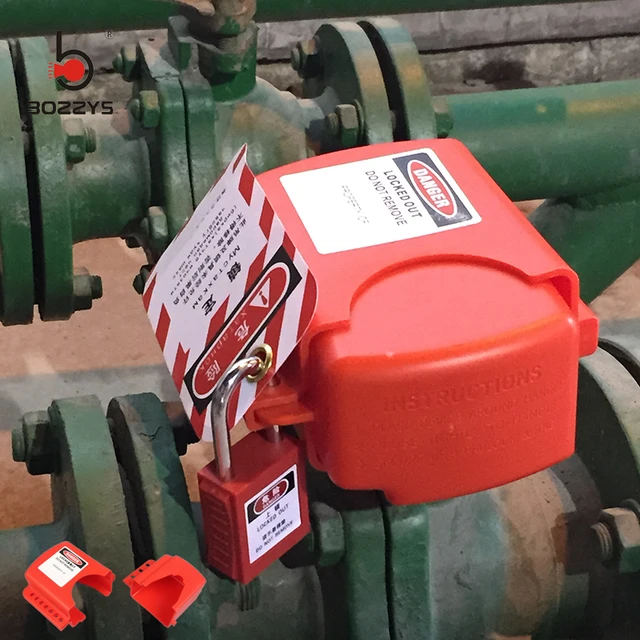 Adjustable Flanged Ball Valves Cover Lockout safety ball VALVE LOCK suitable for DN8 DN125