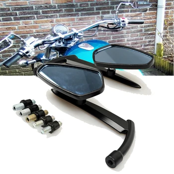 

Motorcycle Bar end Adjustable handle Rearview Side Mirrors For Kawasaki GTR1400 ER-6n Z250 z750s Concours 14 versys 650 1000