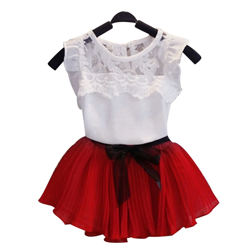 

Baby Girl Clothes T-shirt+Skirt 2pcs Outfits Suit Kids Clothes Sport Suit For Girls Clothes Sets Girls Clothing 2 3 4 5 6 7 Year