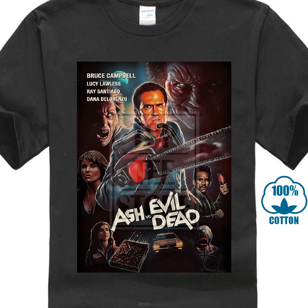 

Ash Vs Evil Dead Movie Black T Shirt All Sizes S 5Xl