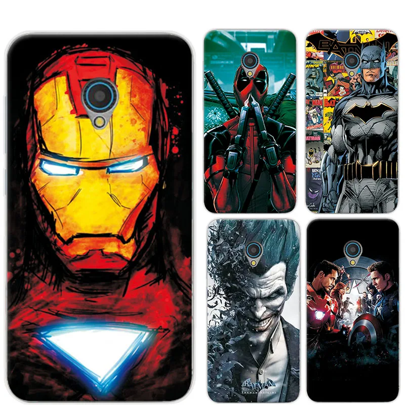 

Case Cover For Alcatel U5 5.0" Marvel Avengers Captain America Deadpool Charming Painted For Alcatel 5047 5047D 5047Y Phone Case