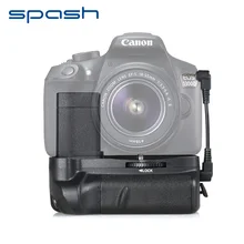 Spash Multi-Мощность Батарейная ручка для Canon EOS 1100D 1200D 1300D EOS Rebel T5 T6 T3 EOS Kiss X50 работать с LP-E10 Батарея