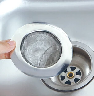 

1Pcs Convenient Stainless Steel Sink Sewer Filter Strainer Mesh Kitchen Cleaning Gadgets Appliances Trough Barbed Wire