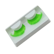 5 пар Синий Хэллоуин Перо Накладные ресницы фестиваль Макияж Поддельные ресницы, Отдельные природные показать Маскарад сексуальная глаз