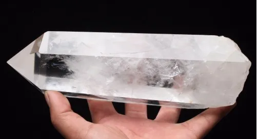 Большой прозрачный Lemurian Seed Quartz натуральный точечный кластер с кристаллами