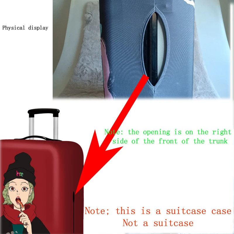 Travel Accessories Luggage Cover Suitcase Protection Baggage Dust Cover Elasticity Aircraft Trunk Set Case For Travel Suitcase