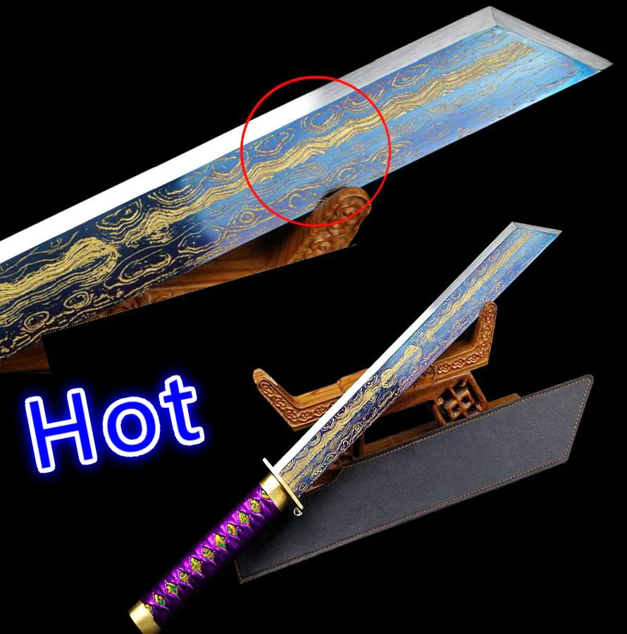 Top Quallty Blue Manganese Steel Wide Blade Sharp Can Cut Bamboo