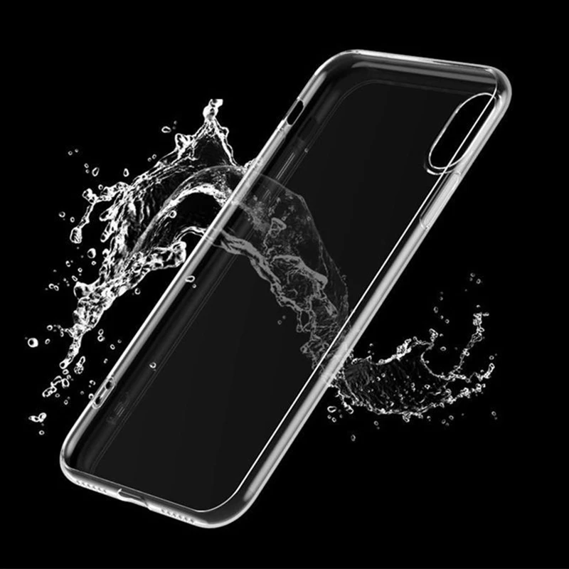 Clear TPU Silicon Case for iPhone XS Case for iPhone X XS Max XR SE 6 6S 7 8 Plus Ultra Thin Protective Transparent Soft Covers