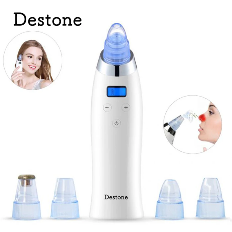 

Destone Facare X11 Skin Care Pore Vacuum Blackhead Remover Acne Pimple Removal Vacuum with 4 Multi-Functional Probe Skin Care