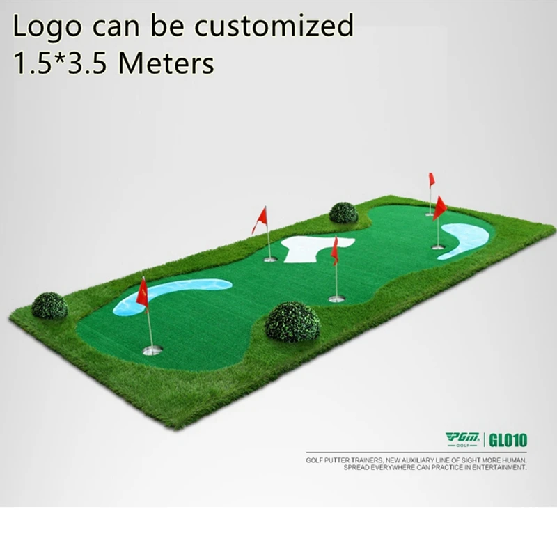 

PGM golf putting green turf floor practice rubber artificial golf mat training chippin driving hitting golf synthetic turf