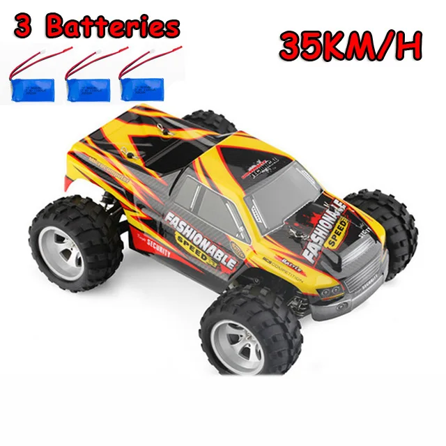 70 км/ч Новое поступление 1:18 4WD RC автомобиль Wltoys A979-B 2,4G на радиоуправлении высокоскоростной грузовик RC багги внедорожник VS Wltoys A959 грузовик - Цвет: A979-A 35KM 3B