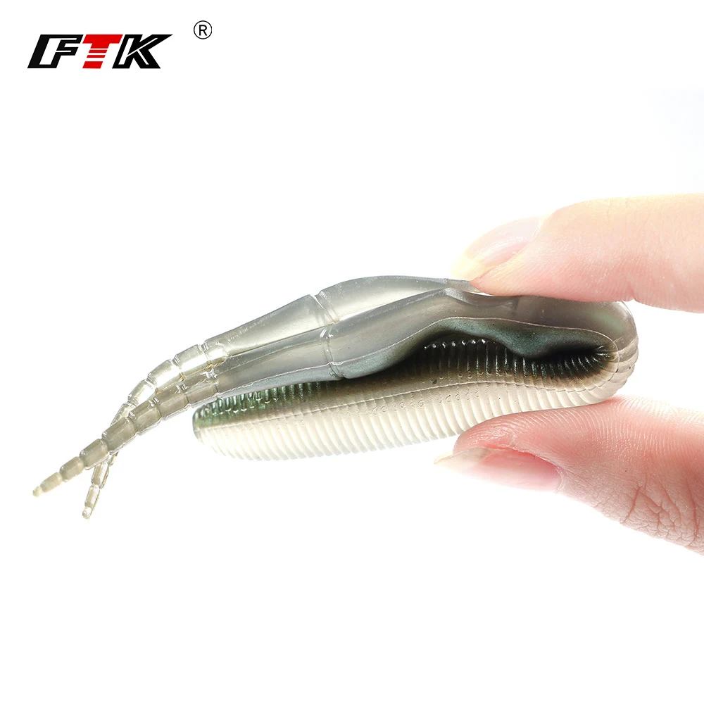 FTK FISH 1 шт./лот 14 мм 2 г рыболовная Мягкая приманка силиконовая для рыбной ловли 9