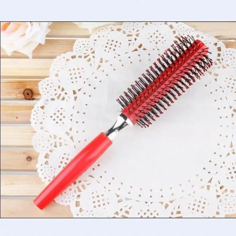 Good quality 21*4CM cylinder curly hair comb anti static unisex head