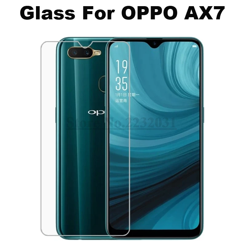 

Tempered Glass For Oppo A7/Oppo AX7/Vivo Y95 Screen Protector 2.5D 9H Safety Phone on the Protective Glass for OPPO AX7 Glass