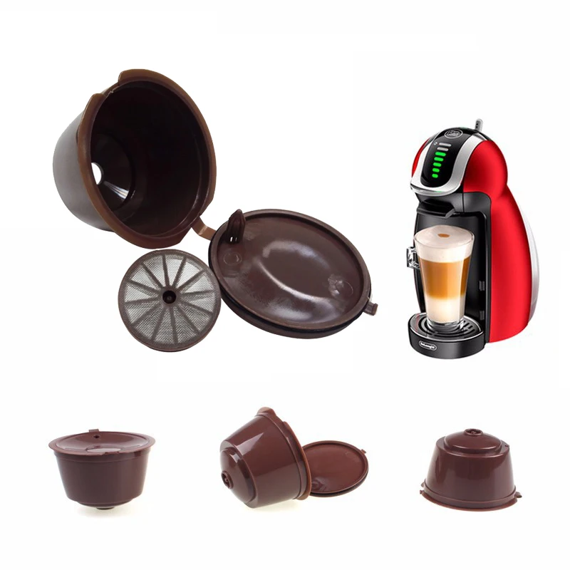 3Pcs/lot Refillable Dolce Gusto Coffee Capsule Reusable nescafe Capsule