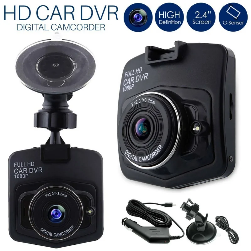 

HD Car DVR Camera Mini Camcorder Voice Video Recorder Night Vision Sensor 12 Million Pixel With 2.4 High-Resolution Display