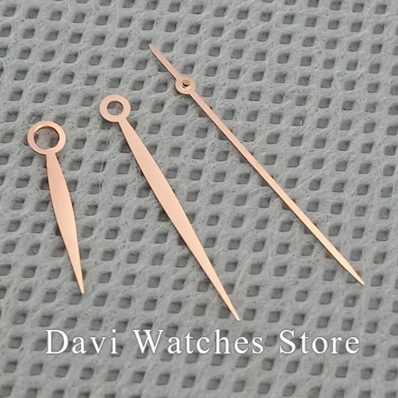 

2019 Hot Selling Rose gold watch hands Fit Miyota 8215 8205 821A，Mingzhu DG2813,3804 Movement P842