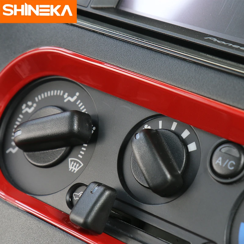 Автомобильный переключатель кондиционера SHINEKA из АБС пластика регулируемая