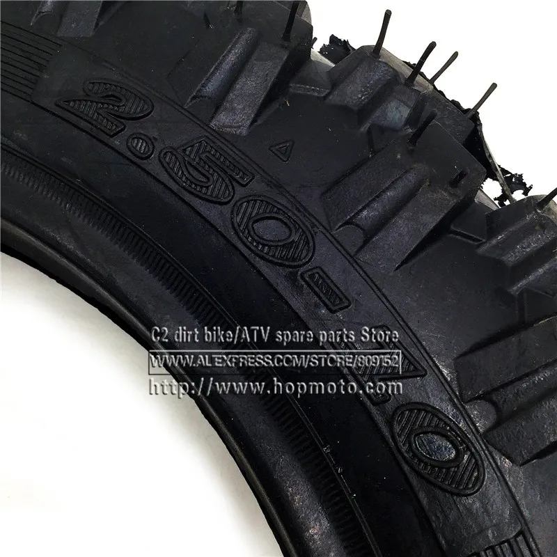 Переднее колесо шины внешние шины 2,50-10 глубокие зубы 10 дюймов грязь питбайк внедорожный мотоцикл использовать Guang Li CRF50 Apollo