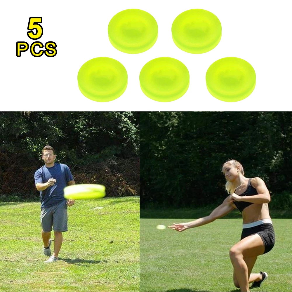 5 قطعة ZipChip البسيطة تحلق القرص الذباب أكثر من 200 قدم لينة سيليكون تدور في اصطياد لعبة البريدي رقاقة جديد طريقة للعب الإصبع لعبة