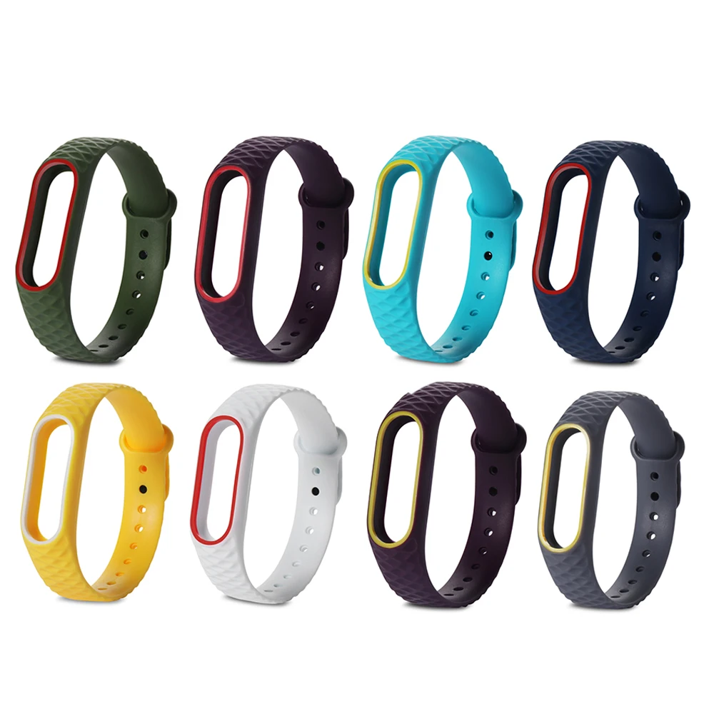

Fashion Style Colorful Silicone Wrist Strap WristBand For Miband 2 Silicone Bracelet Replacement For Xiaomi Mi Band 2