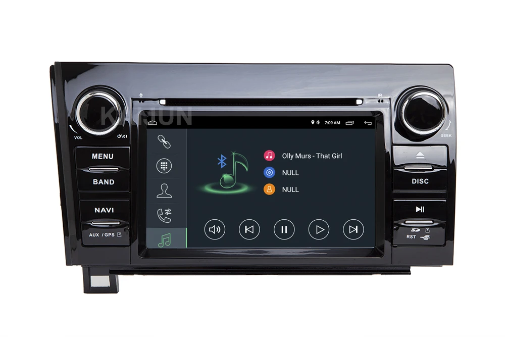 Top Android 9.0 Car DVD Player for Toyota Tundra 2007-2015 Sequoia with Radio WiFi Bluetooth GPS 7